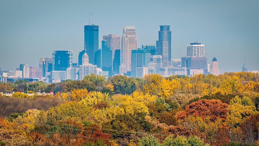 Minneapolis Autumn Skyline